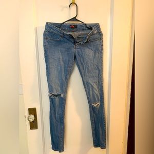 26 inch waist blue jeans